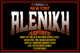 Alenikh Sports: A Bold Blackletter Font for Campaigns