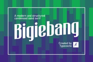 Bigiebang: A Cool Sans Serif Font for Modern Editorial Design