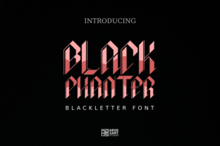 Black Phanter: A Bold Blackletter Typeface for Editorial Design