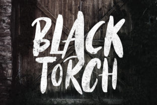Black Torch Font: Bold Brush Strokes for Handmade Brands