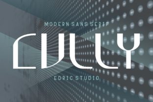 Cully: A Futuristic Sans Serif Typeface for Editorial Design