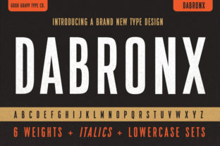 Dabronx: A Condensed Sans Serif Font for Editorial Design