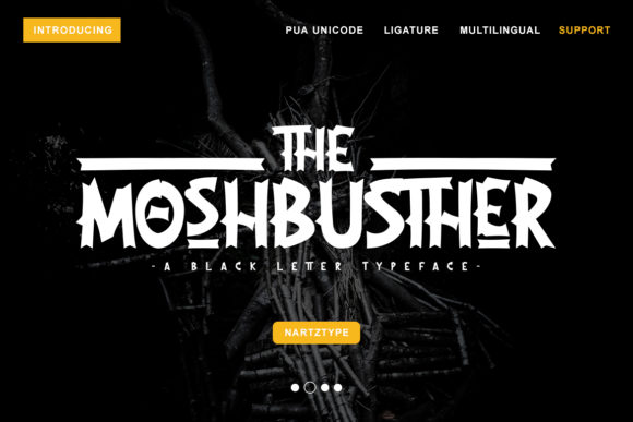 Designing Joy: The Moshbusther Typeface for Editorial Layouts