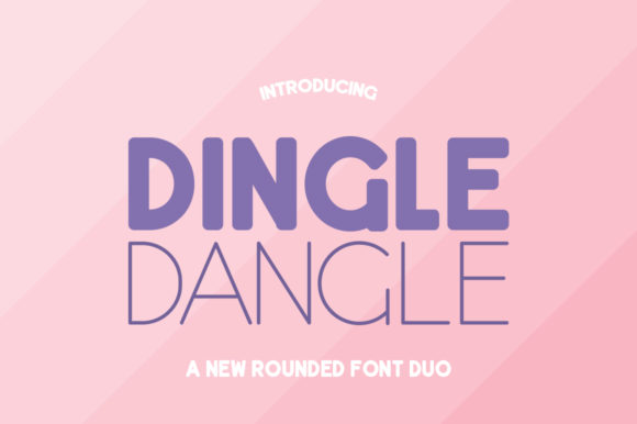 Dingle Dangle Duo: A Playful Sans Serif Font for Campaigns