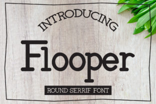 Flooper Font: The Happy Serif for Crafters