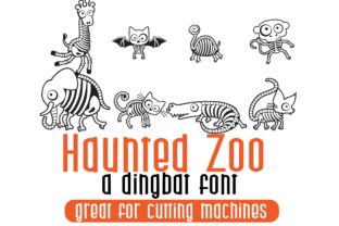 Haunted Zoo: A Playful Dingbats Font for Web Design