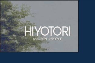 Hiyotori: A Refined Sans Serif Font for Editorial Design