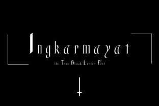 Ingkarmayat: A Bold Blackletter Font for Brand Identity
