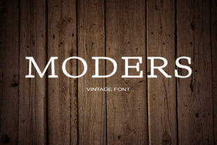 Moders: A Bold Serif Font for High-Impact Campaigns