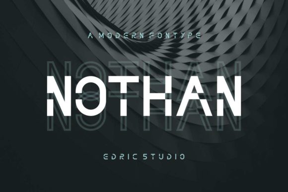 Nothan: A Futuristic Sans Serif Font for Modern Branding