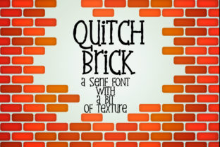 Quitch Brick: A Whimsical Serif Font for Editorial Design