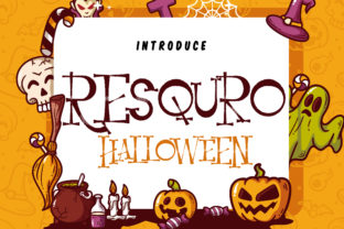 Resquro Halloween: A Spooky Serif Font for Campaigns