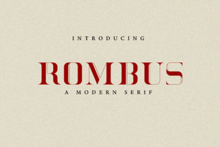 Rombus: A Sophisticated Serif Font for Editorial Design