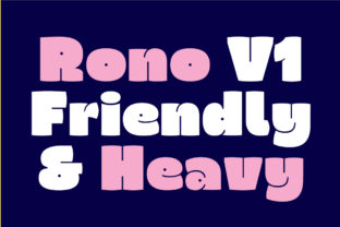 Rono: A Cheerful Sans Serif Font for Bold Web Design