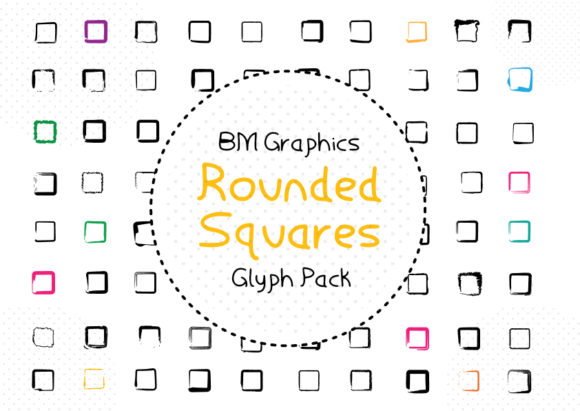 Rounded Squares: A Playful Dingbats Font for Modern Branding