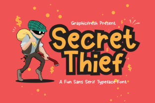 Secret Thief Font: A Playful Sans Serif for Makers