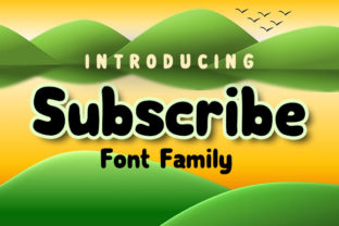 Subscribe Family: A Bold Display Font for Web Design