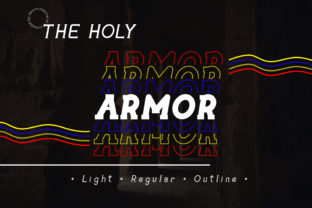 The Holy Armor: A Serif Font for Bold Campaigns