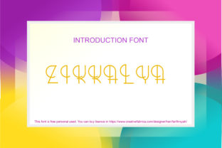 Zikkalya: A Playful Decorative Font for Editorial Design